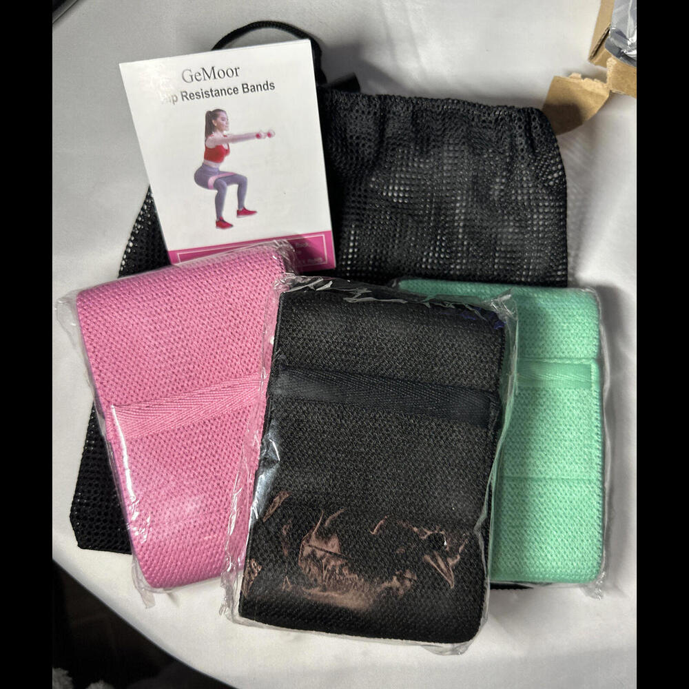 Booty Bands, Non Slip Resistance Bands for Legs Butt Stretch Exercise Loops C2